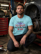 MENS SURF BLUE ROUNDNECK T-SHIRT 