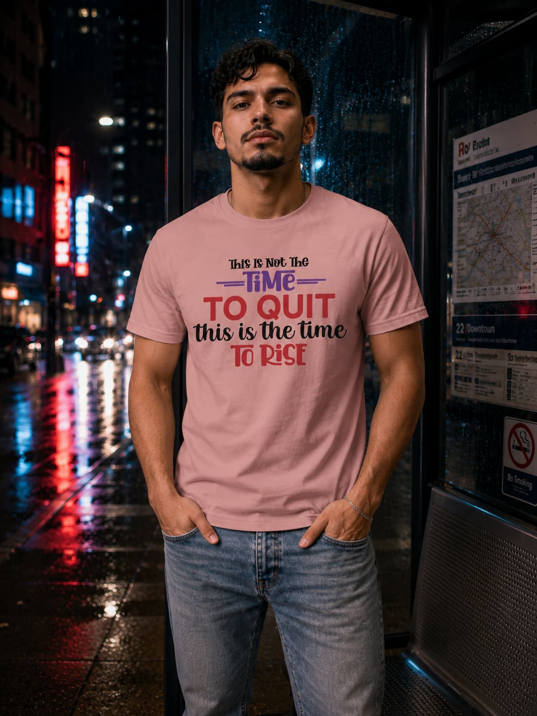 MENS PASTEL DUSTY ROUNDNECK T-SHIRT 
