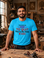 MENS SKY BLUE ROUNDNECK T-SHIRT 