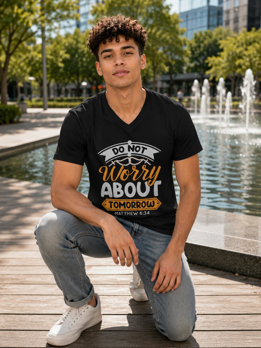 karavirs™ Unhurried Mind Tee alternate colourway — Mindset Apparel India