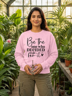 WOMENS LIGHT PINK SWEATSHIRTS