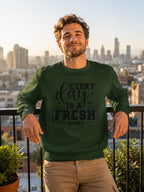 karavirs™ Morning Reset Sweatshirt worn — evolve mindset India