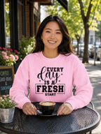 WOMENS LIGHT PINK SWEATSHIRTS