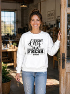 WOMENS WHITE SWEATSHIRTS