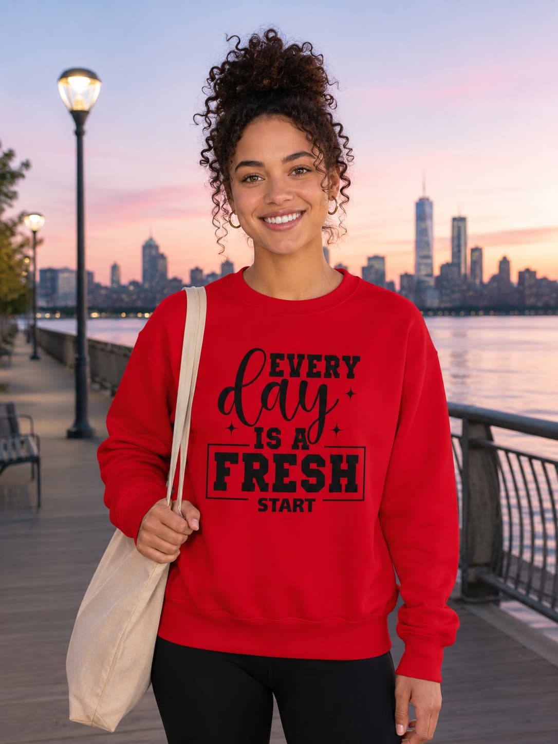 WOMENS RED SWEATSHIRTS