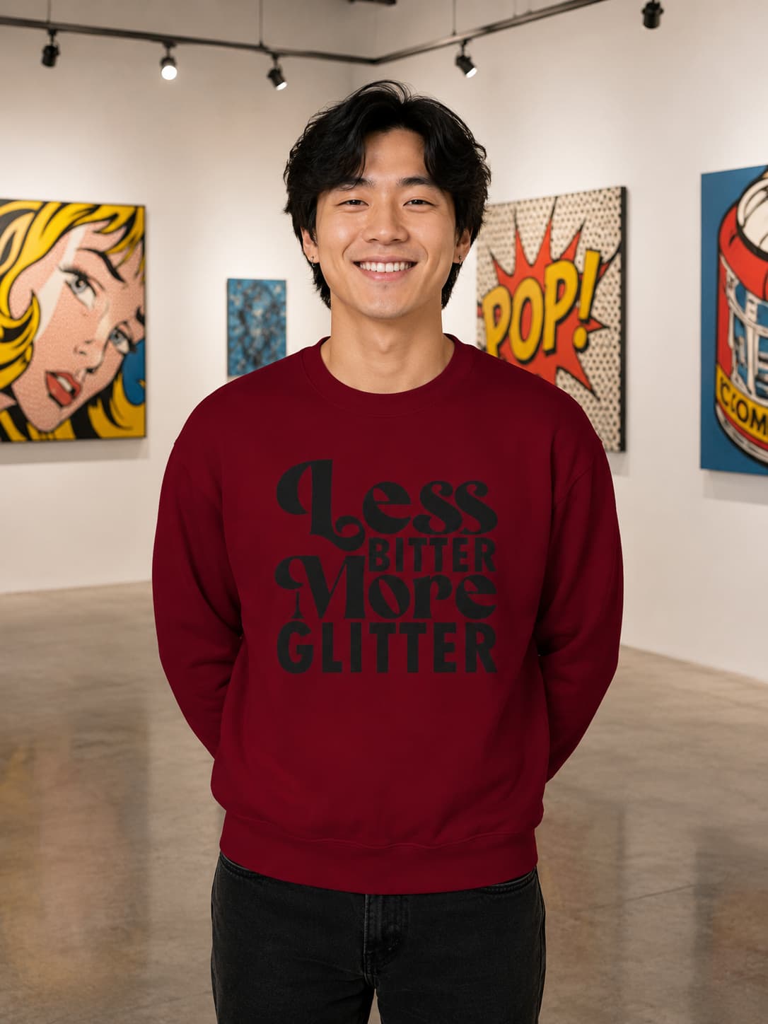 MENS MAROON SWEATSHIRTS
