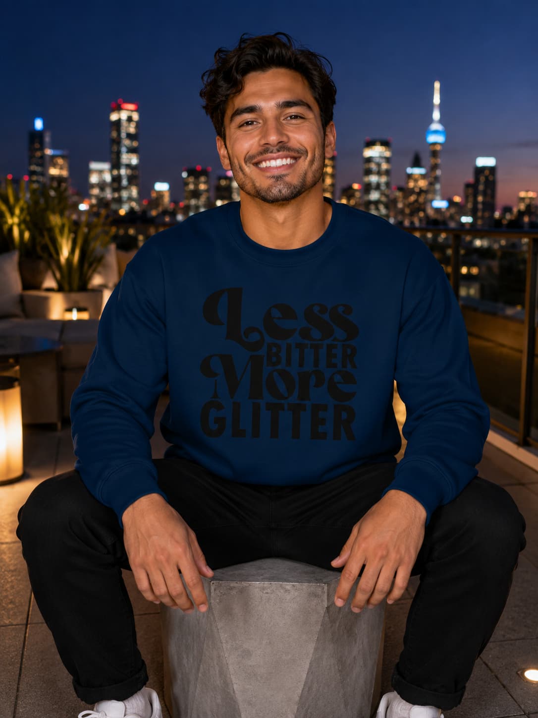 MENS NAVY BLUE SWEATSHIRTS