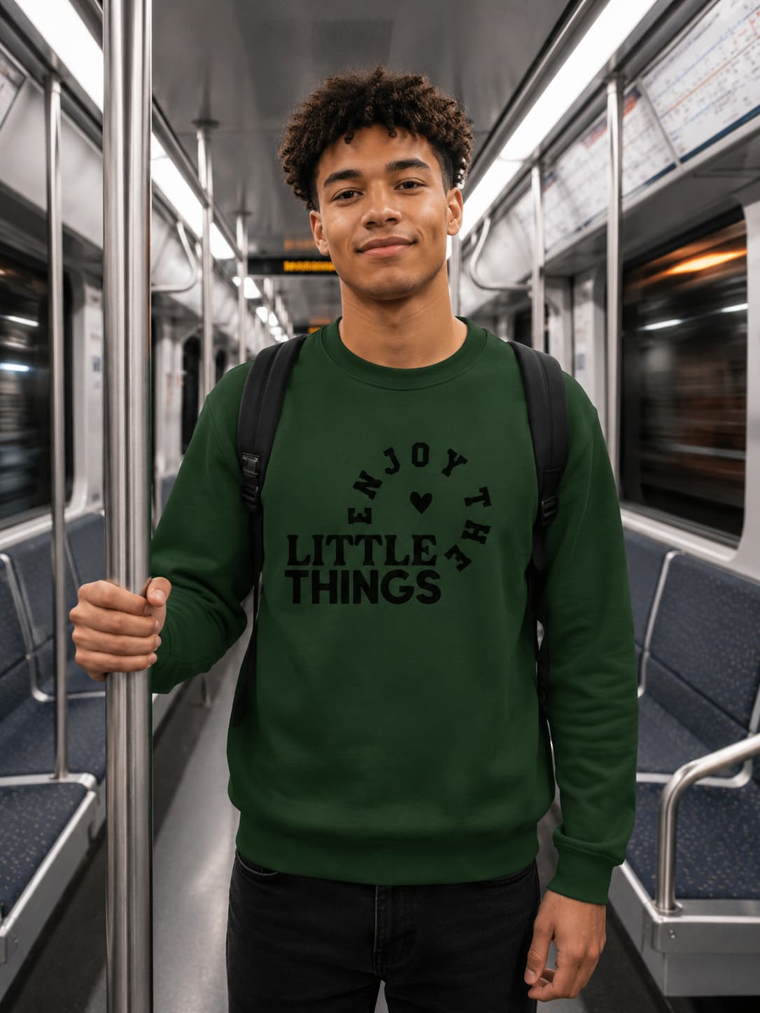 MENS OLIVE GREEN SWEATSHIRTS