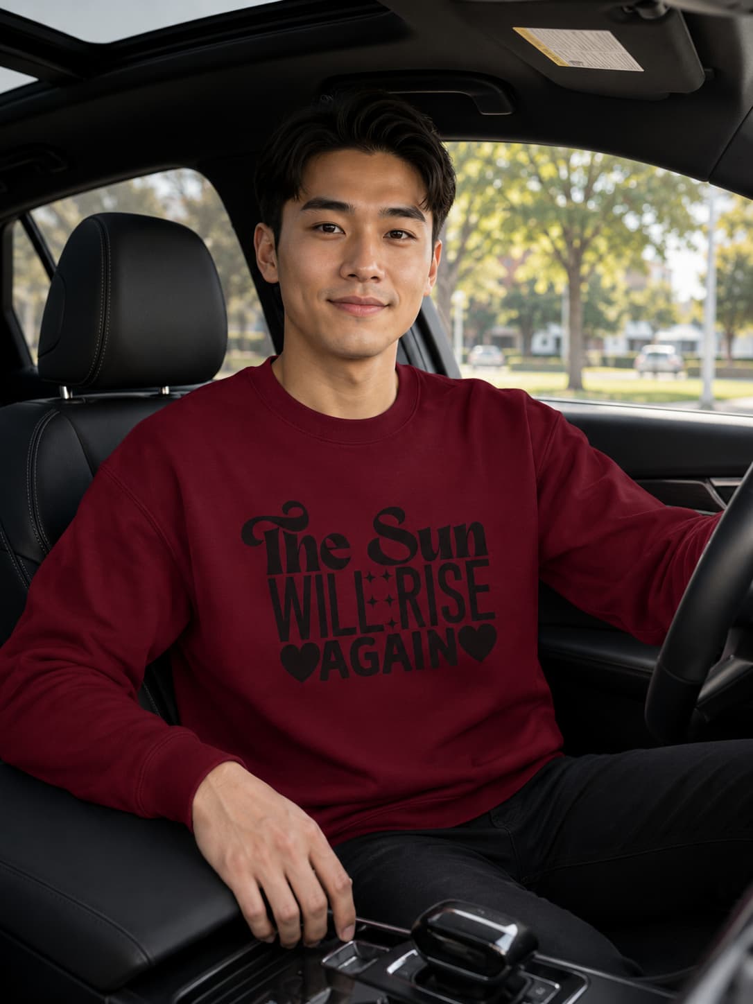 MENS MAROON SWEATSHIRTS