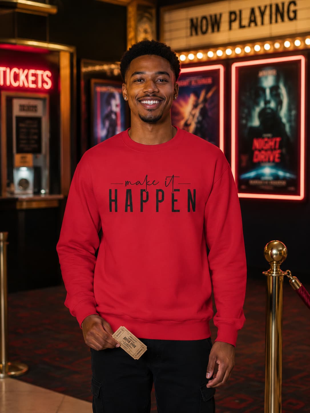 MENS RED SWEATSHIRTS
