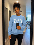 karavirs™ Brave Climb Sweatshirt worn — courage mindset India
