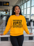 WOMENS GOLDEN YELLOW SWEATSHIRTS