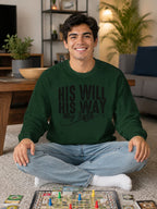 karavirs™ Surrendered Trust Sweatshirt worn — aware mindset India