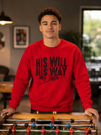 MENS RED SWEATSHIRTS