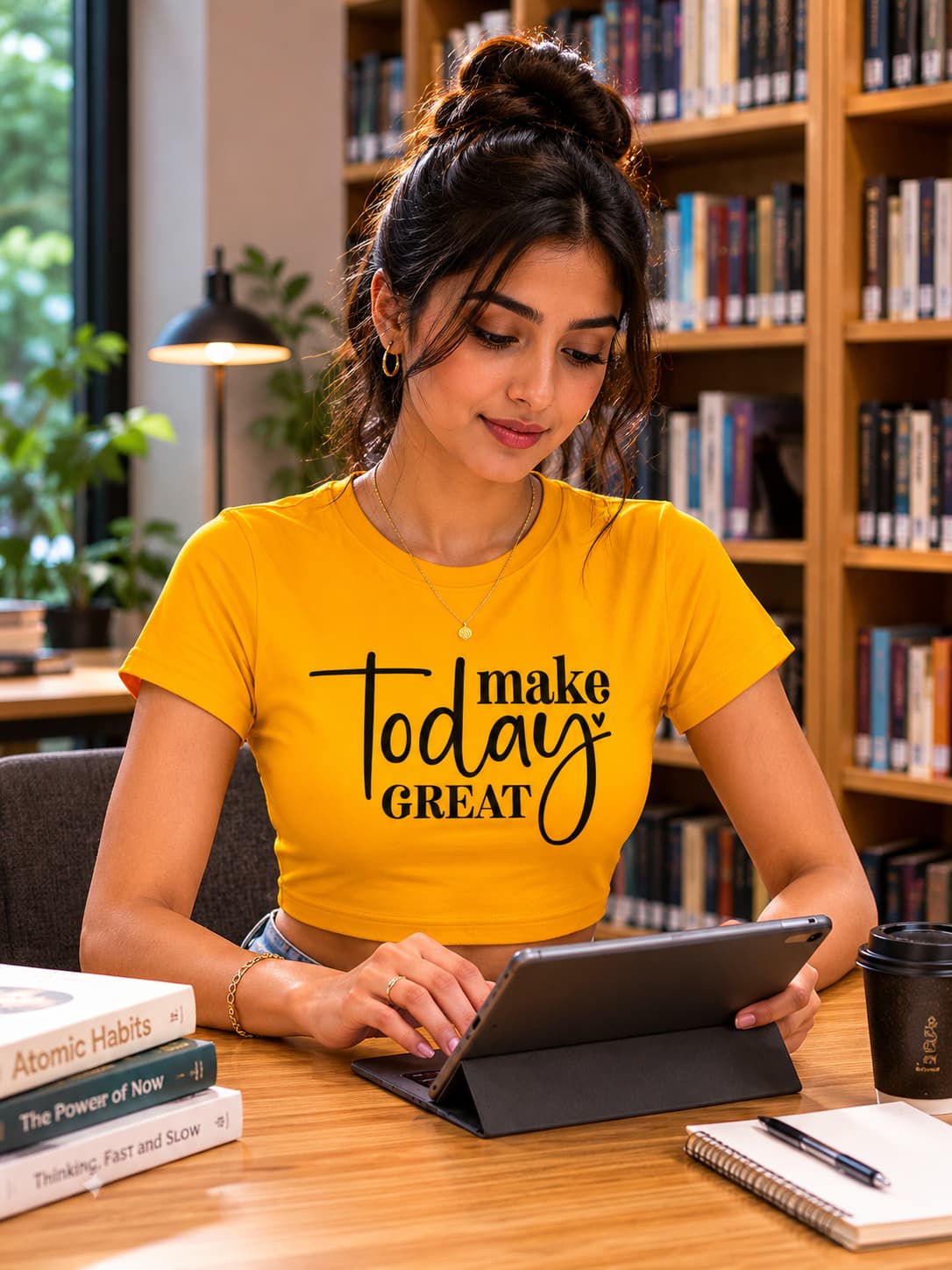 WOMENS GOLDEN YELLOW CROP TOP