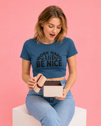 WOMENS NAVY BLUE CROP TOP