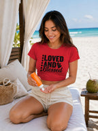 WOMENS RED CROP TOP