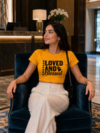 WOMENS GOLDEN YELLOW CROP TOP