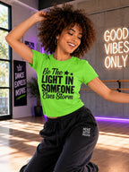 WOMENS LIRIL GREEN ROUNDNECK T-SHIRT