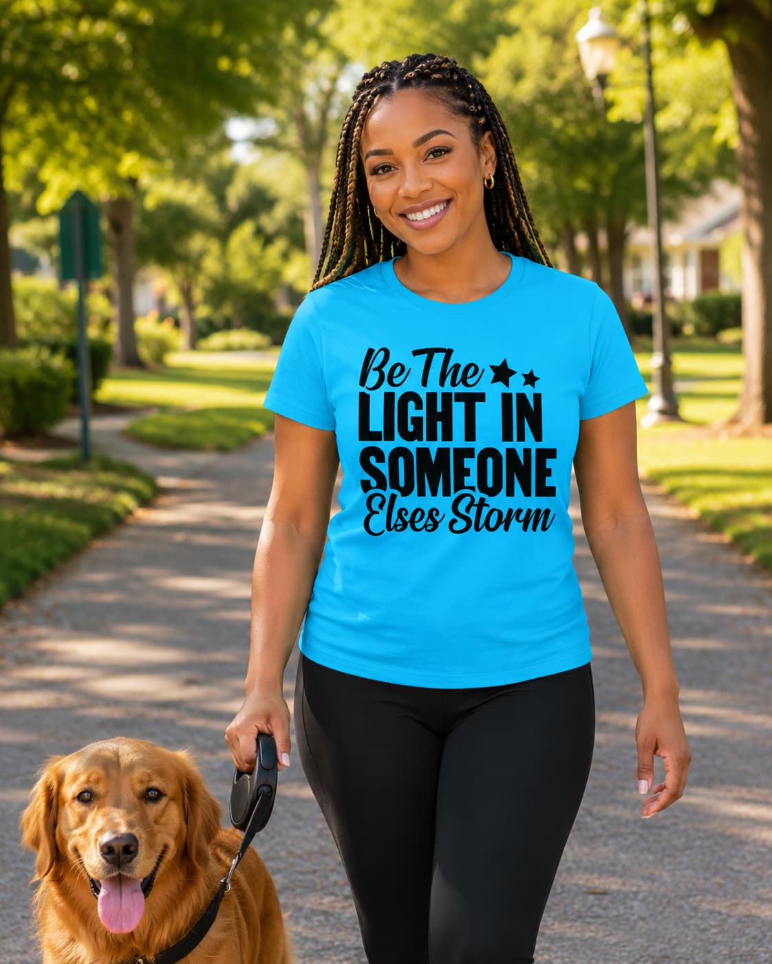 WOMENS SKY BLUE ROUNDNECK T-SHIRT