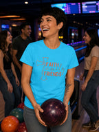 WOMENS SKY BLUE ROUNDNECK T-SHIRT