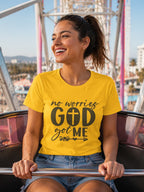 WOMENS GOLDEN YELLOW ROUNDNECK T-SHIRT
