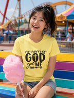 WOMENS BUTTER YELLOW ROUNDNECK T-SHIRT