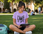 WOMENS IRIS LAVENDER ROUNDNECK T-SHIRT