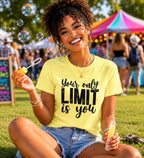 WOMENS BUTTER YELLOW ROUNDNECK T-SHIRT