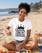 WOMENS WHITE ROUNDNECK T-SHIRT