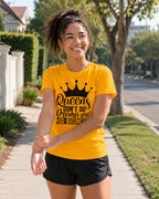 WOMENS GOLDEN YELLOW ROUNDNECK T-SHIRT