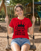 WOMENS RED ROUNDNECK T-SHIRT