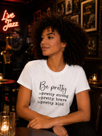 WOMENS WHITE ROUNDNECK T-SHIRT