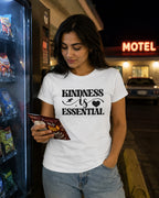 WOMENS WHITE ROUNDNECK T-SHIRT