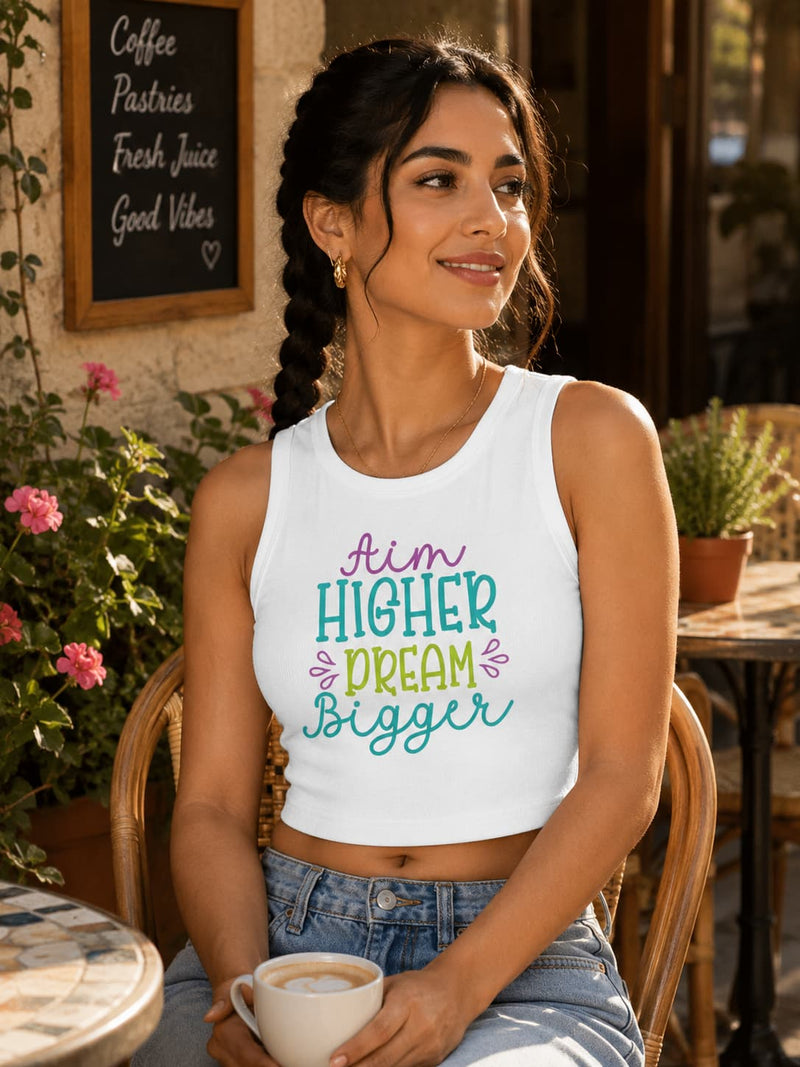 FLOURISH OVERFLOW Crop Tank