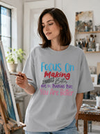 WOMENS SILVER FROST OVERSIZED T-SHIRT
