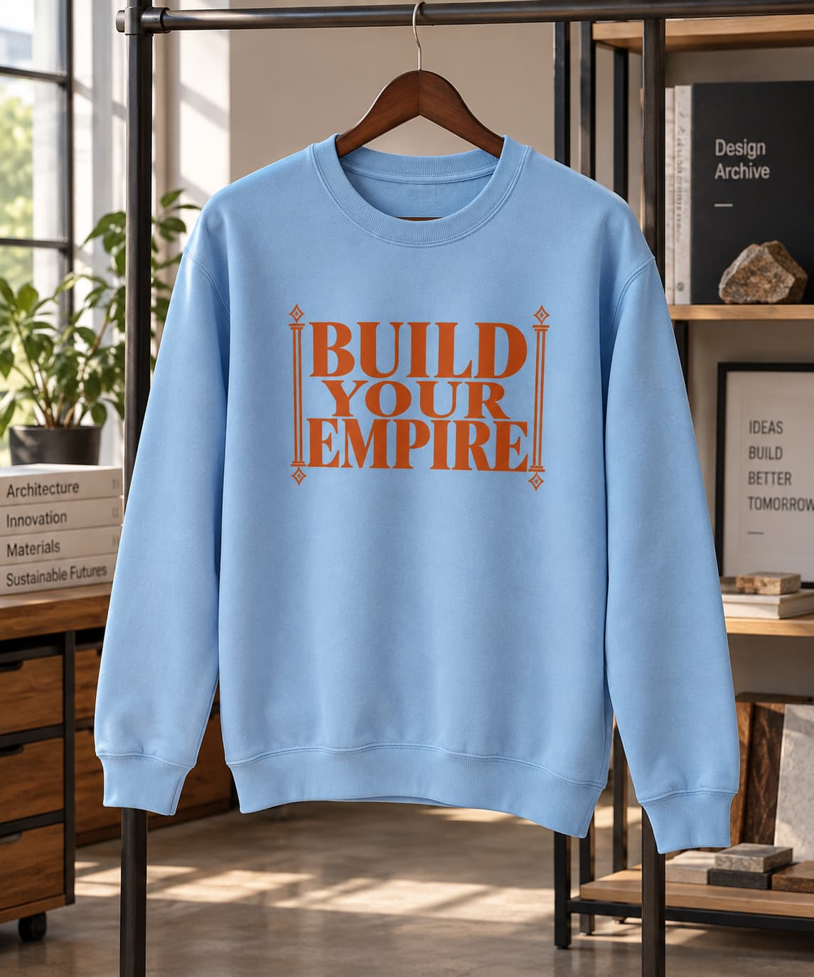 UNISEX BABY BLUE SWEATSHIRTS
