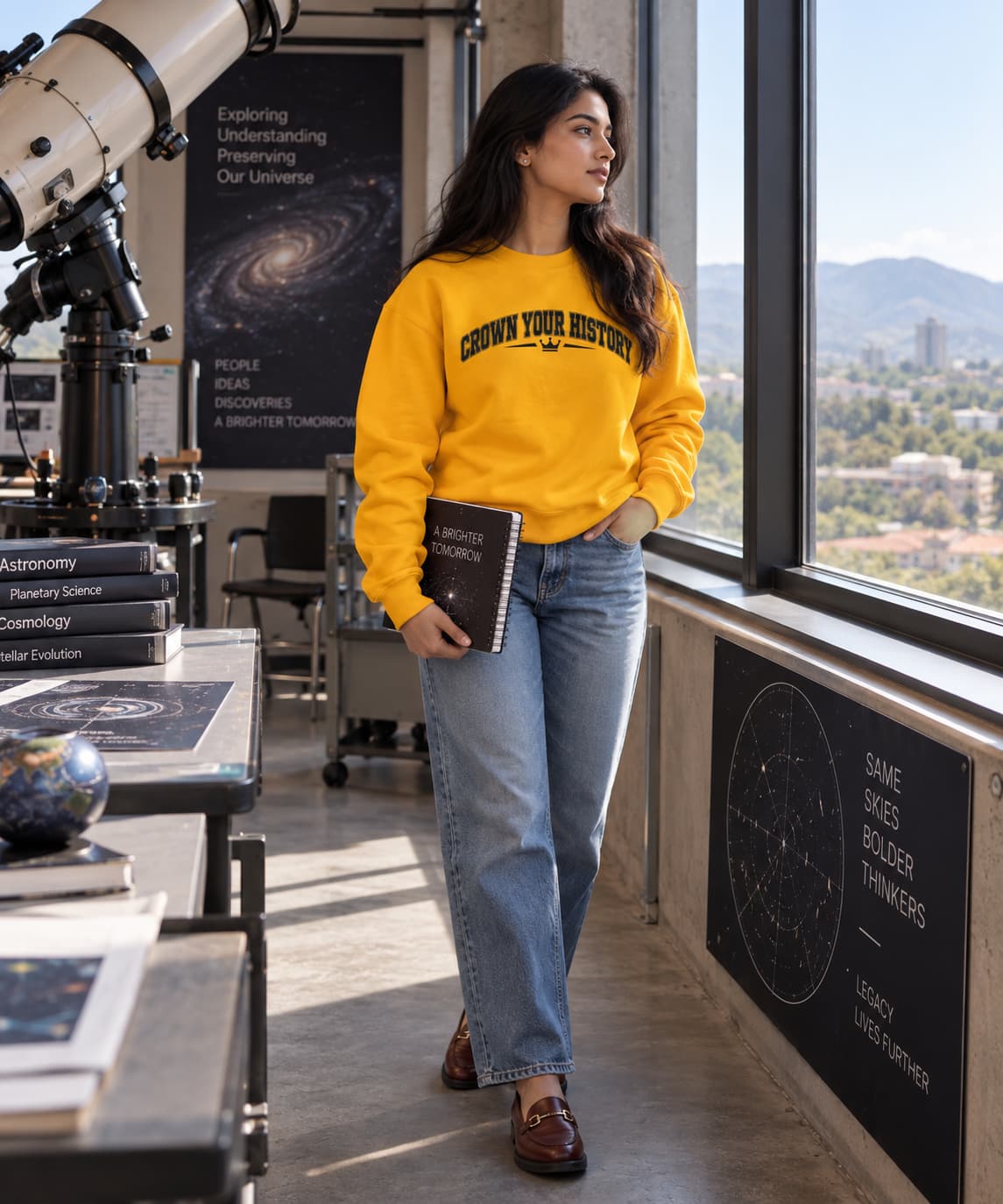 WOMENS GOLDEN YELLOW SWEATSHIRTS