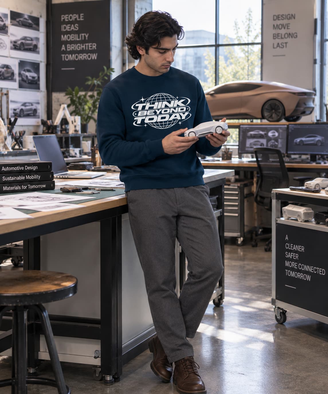 MENS NAVY BLUE SWEATSHIRTS