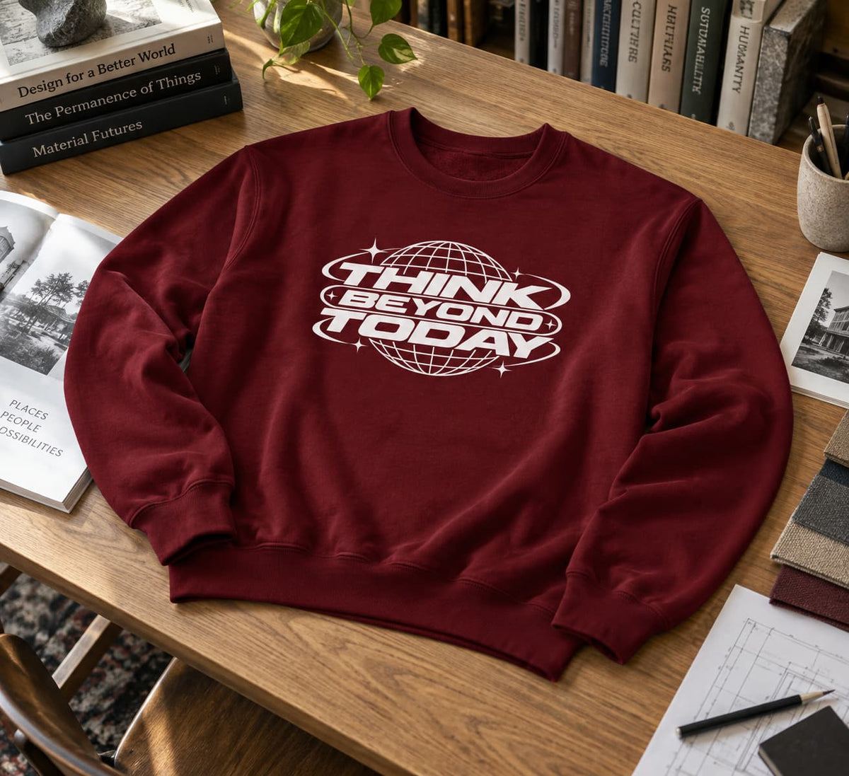 UNISEX MAROON SWEATSHIRTS