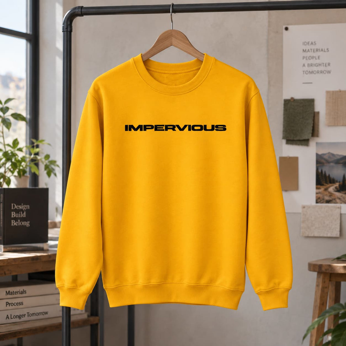 UNISEX GOLDEN YELLOW SWEATSHIRTS