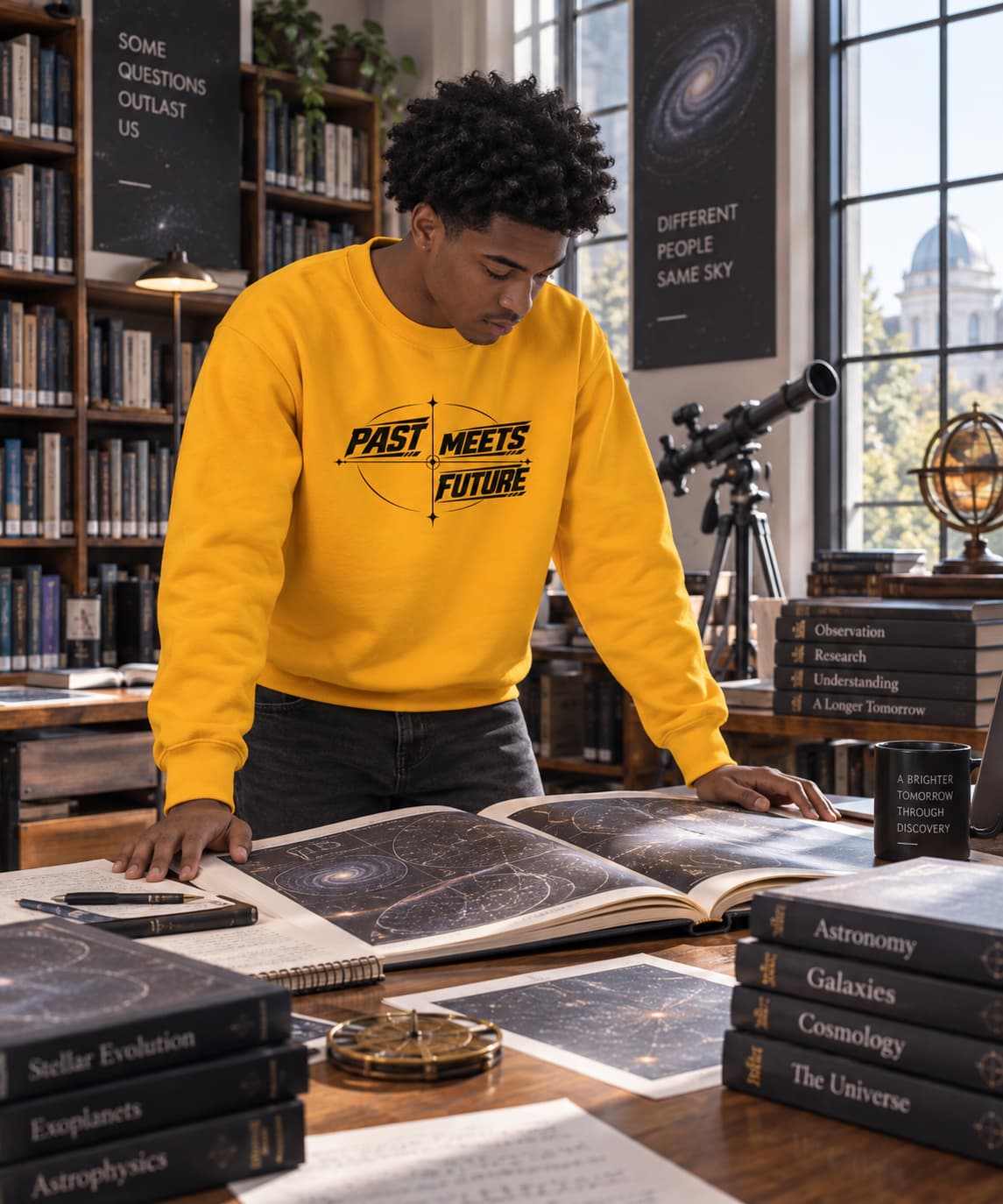MENS GOLDEN YELLOW SWEATSHIRTS
