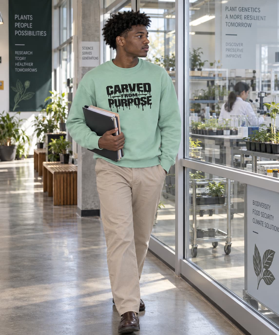 MENS MINT GREEN SWEATSHIRTS