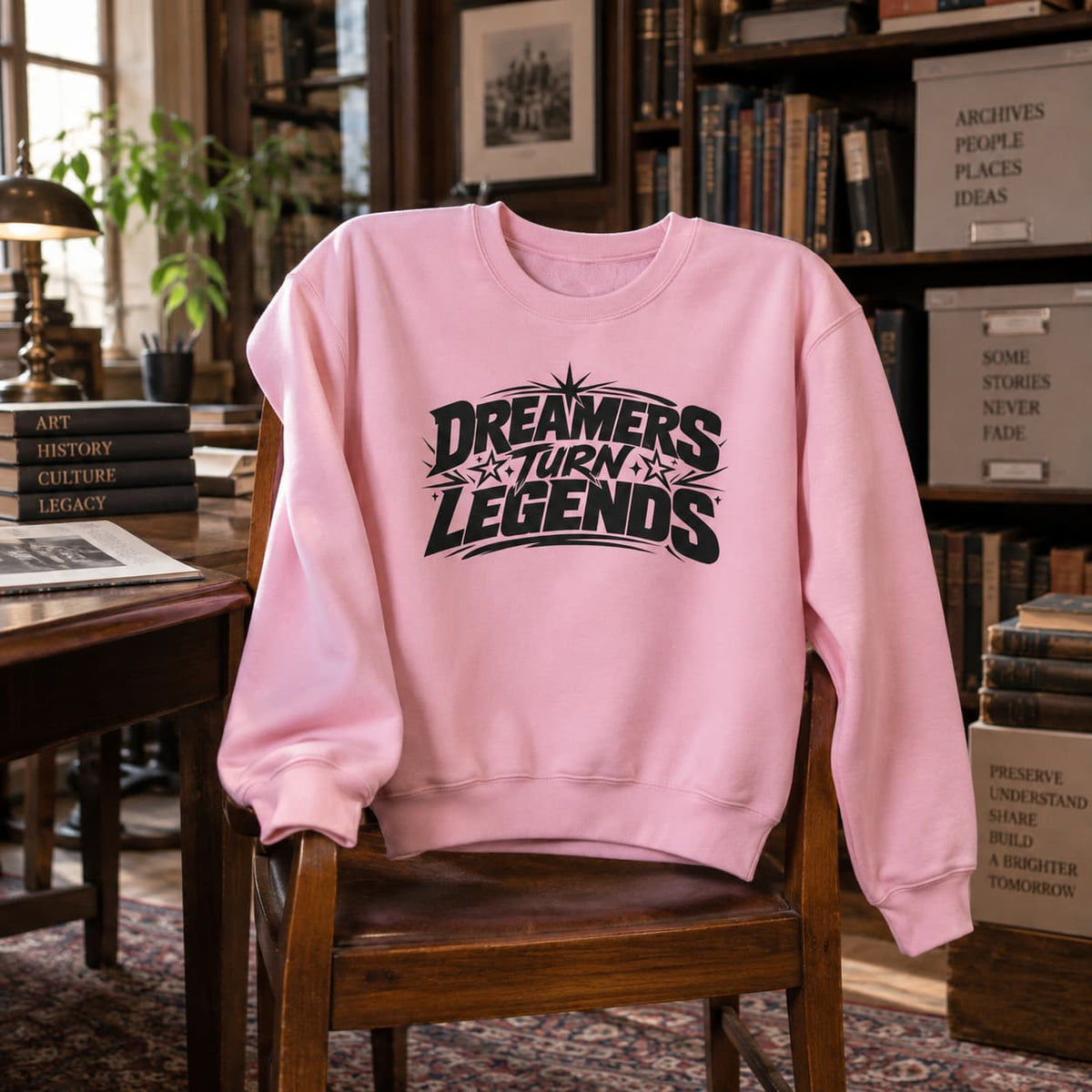 UNISEX LIGHT PINK SWEATSHIRTS
