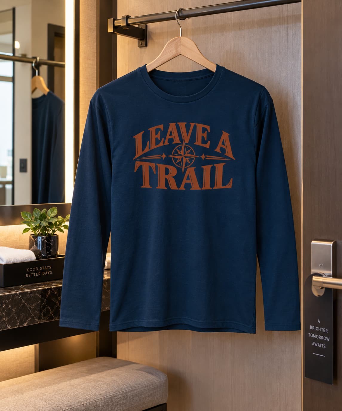 MENS NAVY BLUE ROUNDNECK FULL SLEEVE