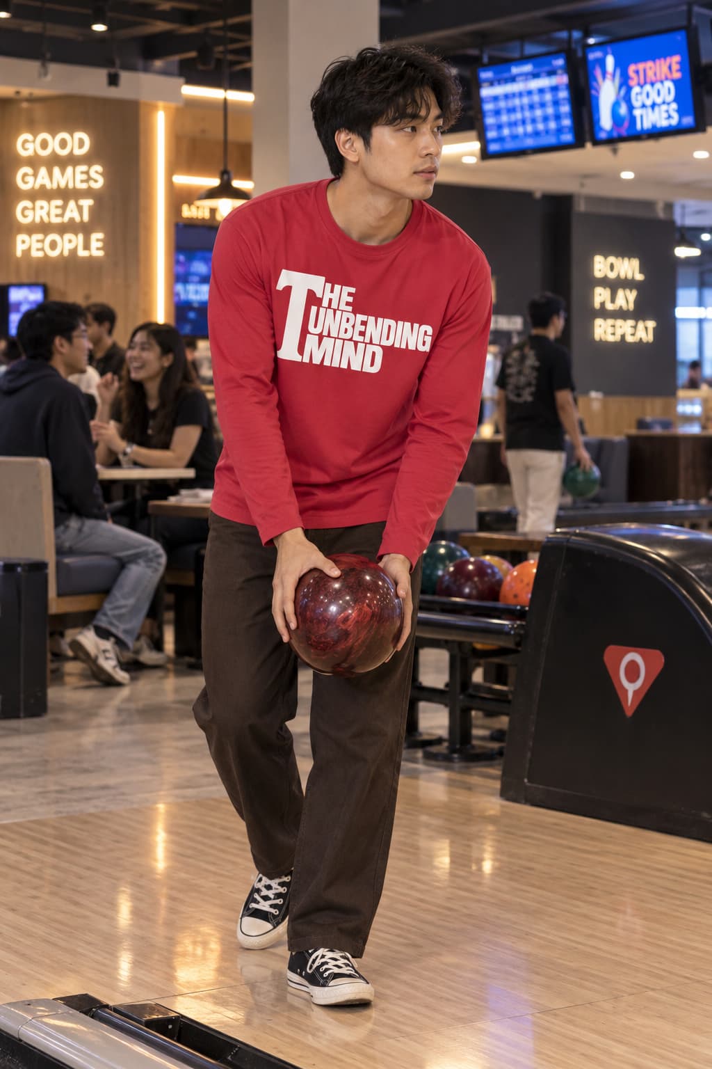 MENS RED ROUNDNECK FULL SLEEVE