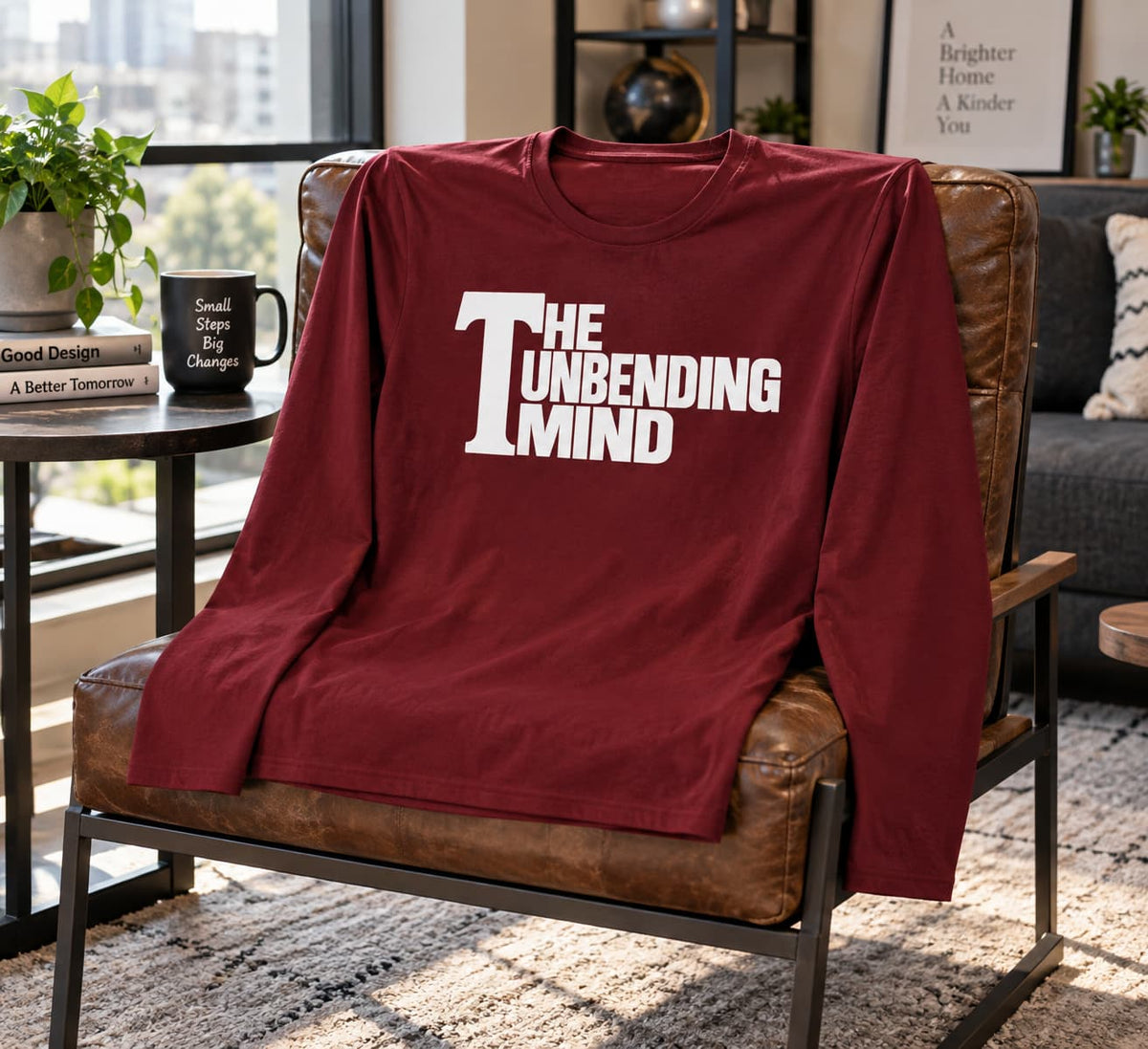 MENS MAROON ROUNDNECK FULL SLEEVE