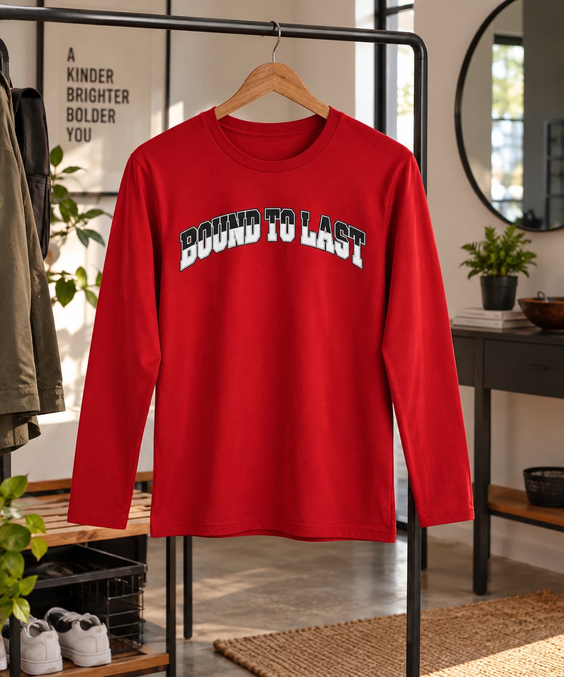 MENS RED ROUNDNECK FULL SLEEVE