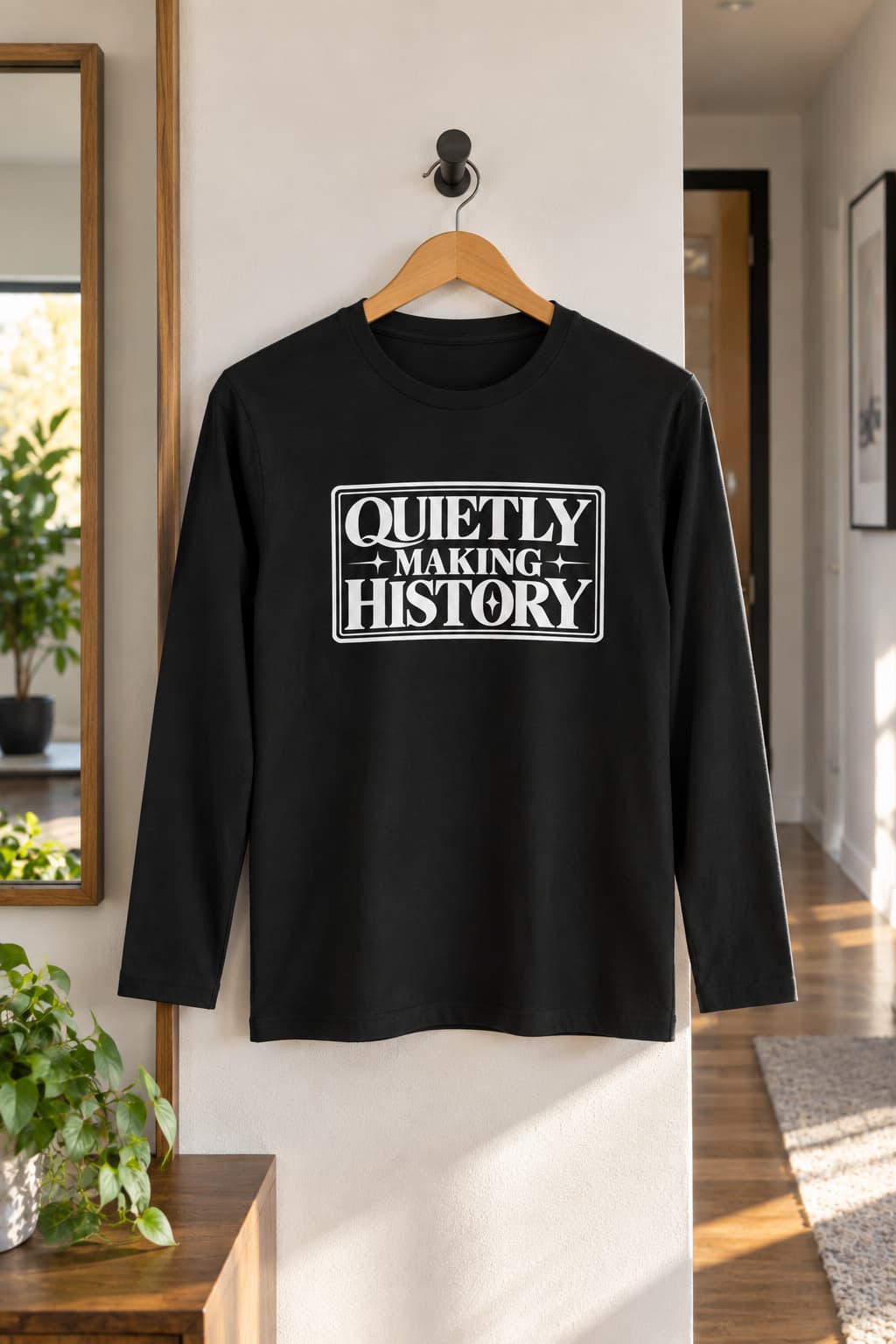 MENS BLACK ROUNDNECK FULL SLEEVE