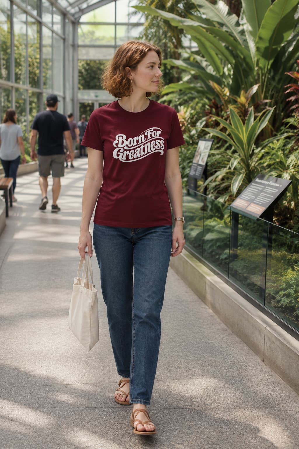 karavirs™ Born For Greatness — Maroon Women's Tee